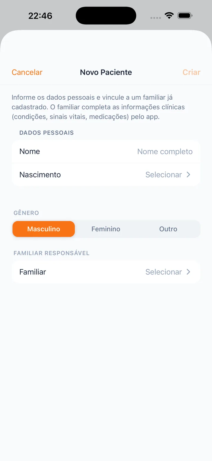 Novo paciente